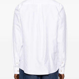 Camicia con stampa monogram in bianco Casablanca - uomo 