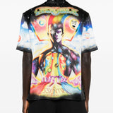 Camicia con stampa galaxy in nero Casablanca - uomo 