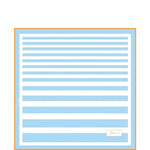 Foulard le foulard a rayures  in bianco e blu Jacquemus - unisex 
