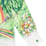 Camicia a maniche lunghe aloha in bianco Casablanca - uomo 