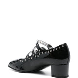 Decollete con occhielli 40mm in nero - donna 
