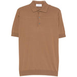 Polo in maglia in marrone Lardini - uomo 