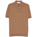 Polo in maglia in marrone Lardini - uomo 