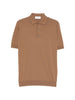 Polo in maglia in marrone Lardini - uomo