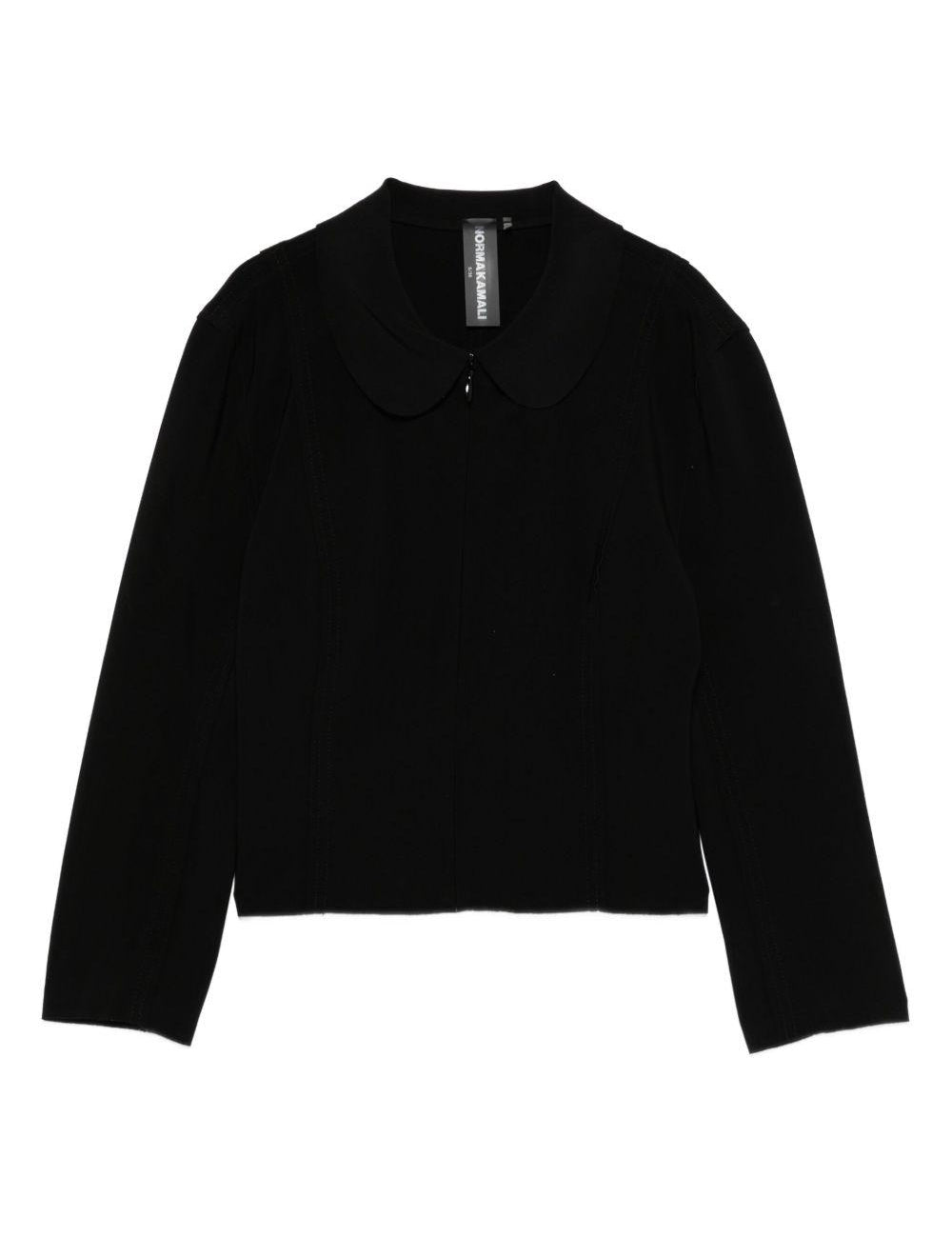 Giacca con colletto in nero Norma kamali - donna 