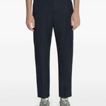 Pantaloni con elastico in blu Lanvin - uomo 