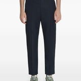 Pantaloni con elastico in blu Lanvin - uomo 