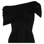 Top dal design asimmetrico in nero Self-portrait - donna 