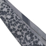 Cravatta stampata in grigio Dries Van Noten - uomo 