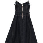 Abito midi navy Self-Portrait - donna 