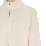Cardigan con zip formato in bianco Maxmara - donna 