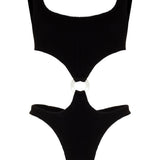 Costume intero Augusta in nero - REINA OLGA donna 