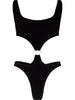Augusta one-piece swimsuit in black - REINA OLGA women