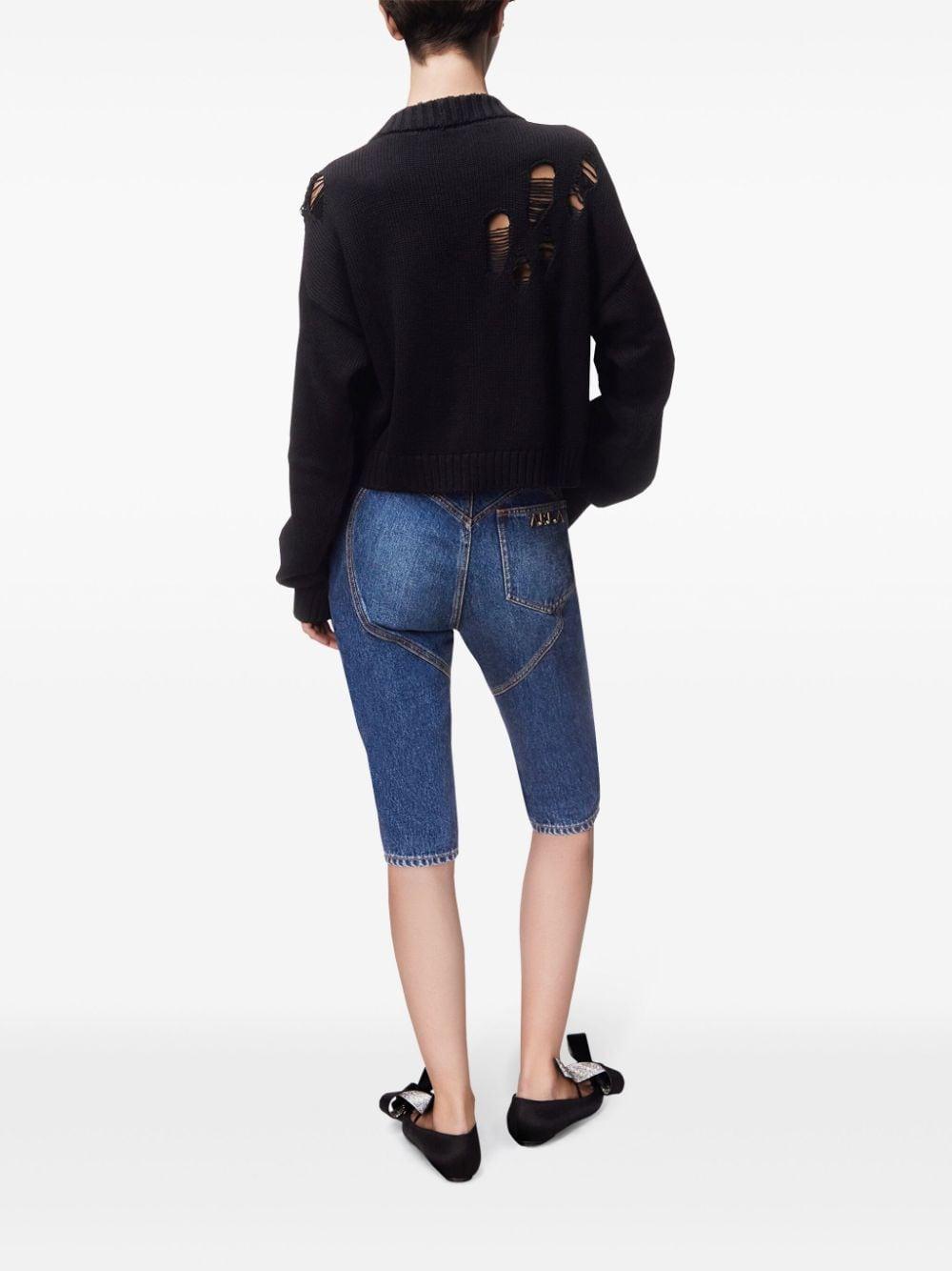 Cardigan con decorazione in cristalli in nero Area - donna 