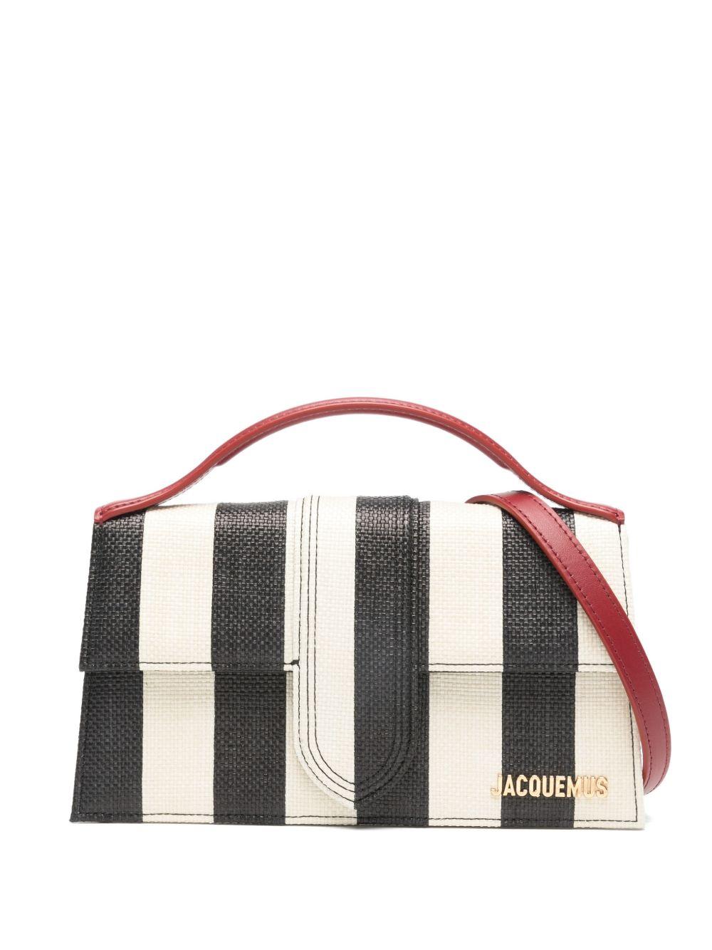 Borsa a mano le bambino grande in nero e bianco Jacquemus - donna 