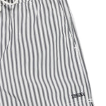 Costume da bagno a righe con coulisse in bianco e grigio  Zegna - uomo 