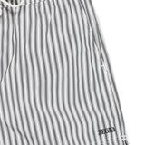 Costume da bagno a righe con coulisse in bianco e grigio  Zegna - uomo 