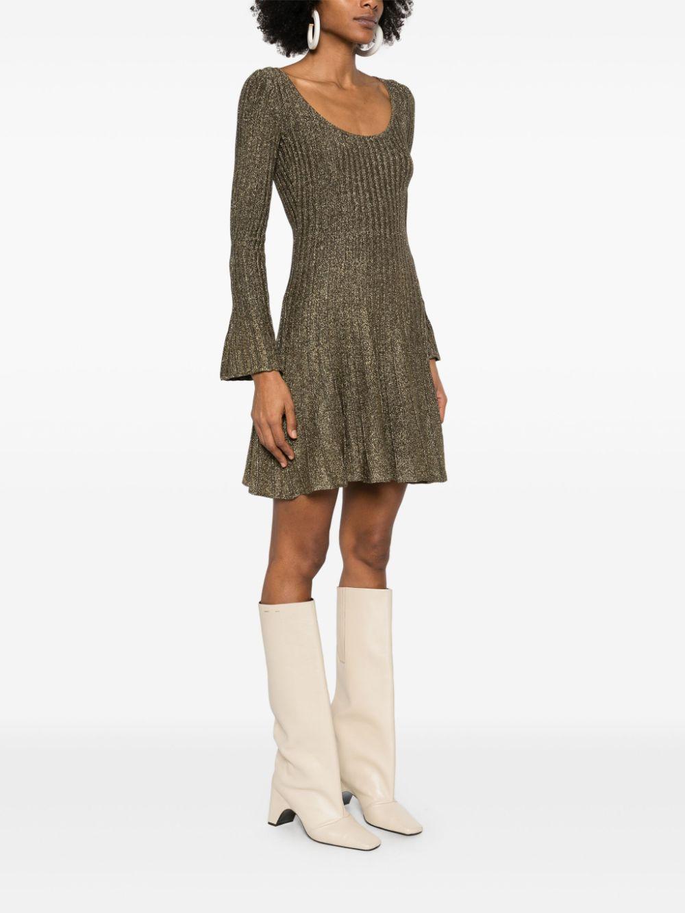 Abito in maglia raquel in marrone Staud - donna 