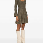 Abito in maglia raquel in marrone Staud - donna 