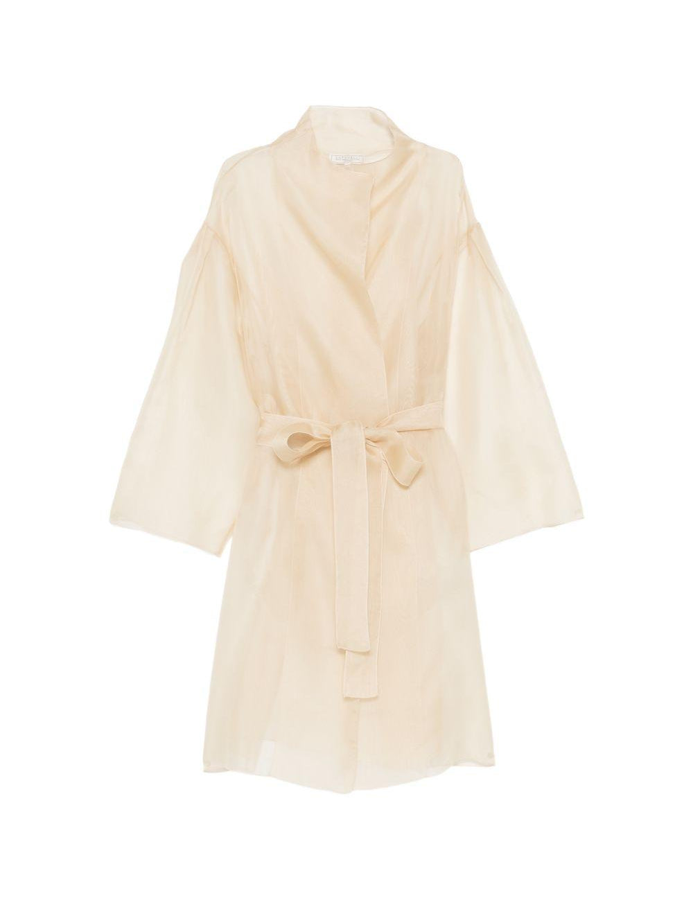 Abito trasparente con cintura gustav in beige Antonelli - donna 