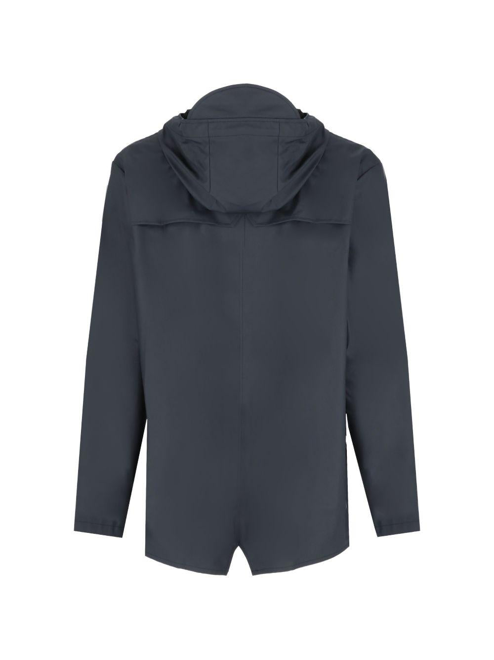 Giacca impermeabile con cappuccio in blu Rains - uomo 