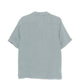 Camicia a maniche corte angelo in blu Frescobol carioca - uomo 