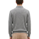 Polo in cotone piquet blu navy 