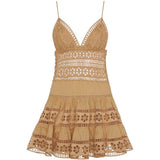 Abito corto Isca in marrone Charo ruiz - donna 