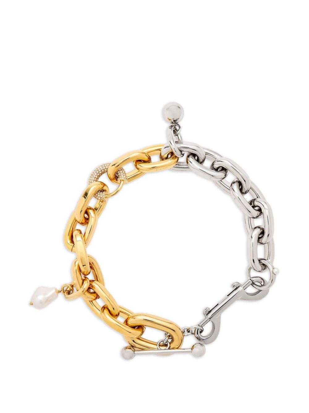 Collana bicolore in argento Rabanne - donna 