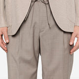 Pantaloni con coulisse e pieghe in beige Briglia 1949 - uomo 