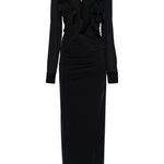 Abito Venus con scollo profondo in nero Christopher esber - donna 