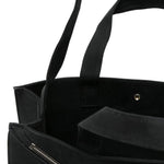 Borsa tote con dettaglio zip in nero HELIOT EMIL - uomo 