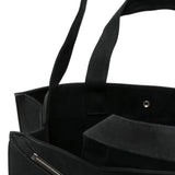 Borsa tote con dettaglio zip in nero HELIOT EMIL - uomo 
