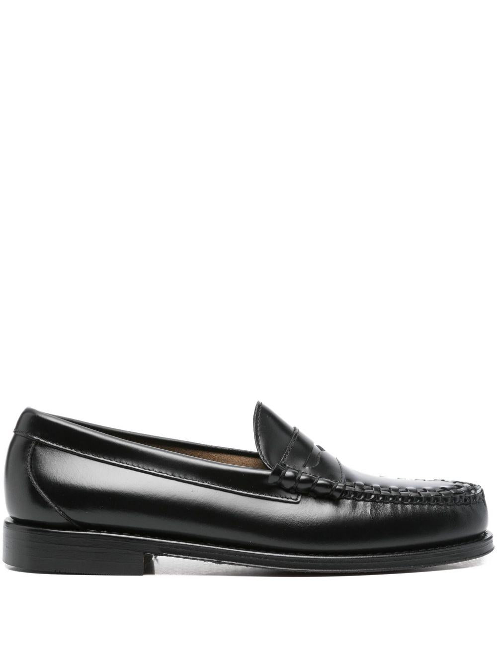 Mocassini con dettaglio intrecciato weejun in nero Gh bass - uomo 