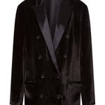 Blazer doppiiopetto in nero Alberta Ferretti - donna 