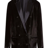 Blazer doppiiopetto in nero Alberta Ferretti - donna 