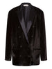 Blazer doppiiopetto in nero Alberta Ferretti - donna