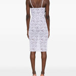 Abito in pizzo con ferretto in bianco Oséree - donna 