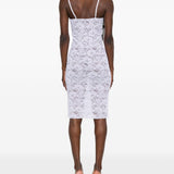 Abito in pizzo con ferretto in bianco Oséree - donna 