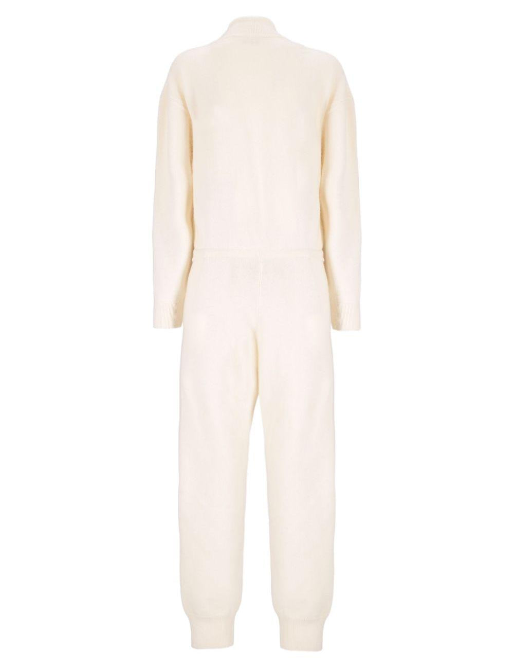 Tuta intera in maglia in rosa Laneus - donna 