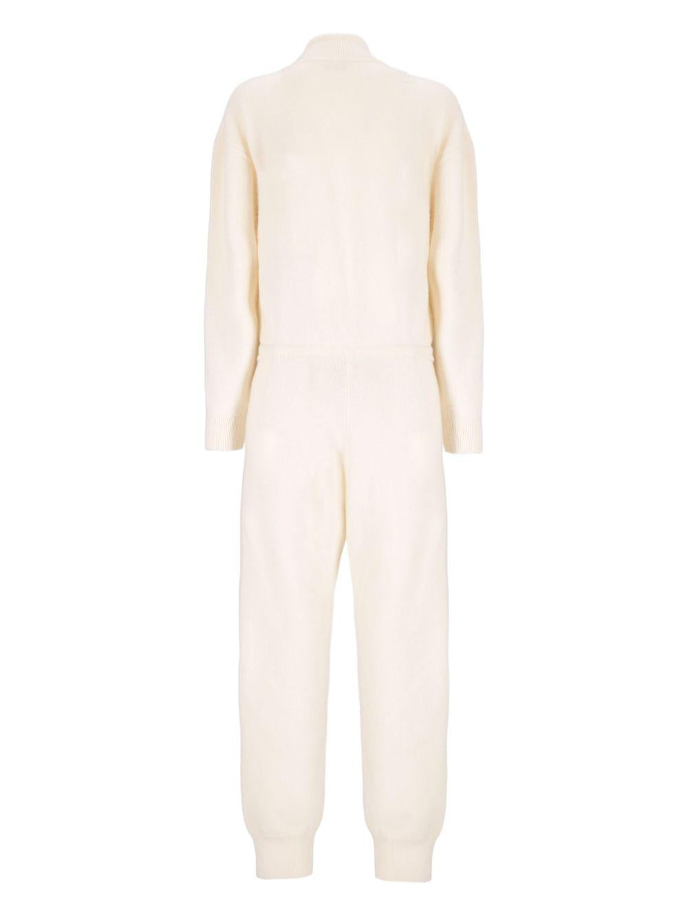 Tuta intera in maglia in rosa Laneus - donna 