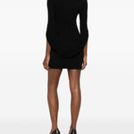 Miniabito a collo alto in nero Alexander wang  - donna 