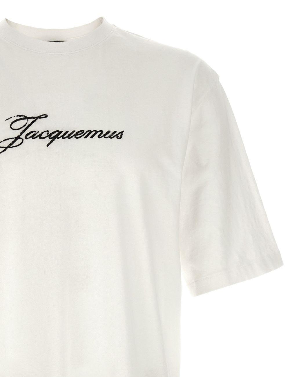 T-shirt con logo in bianco Jacquemus - unisex 