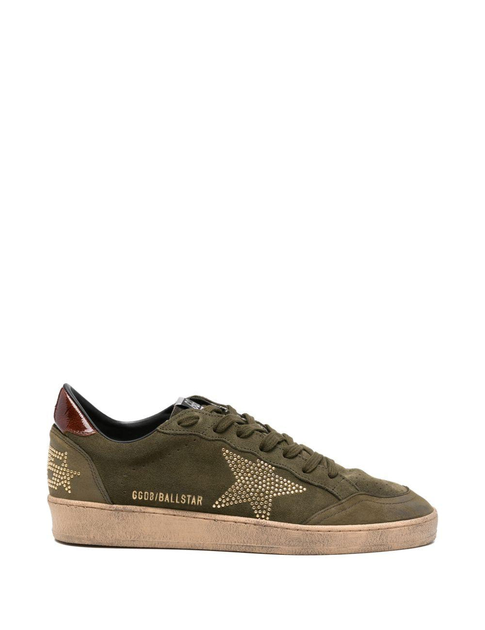 Sneakers ball star  in verde Golden goose - uomo 