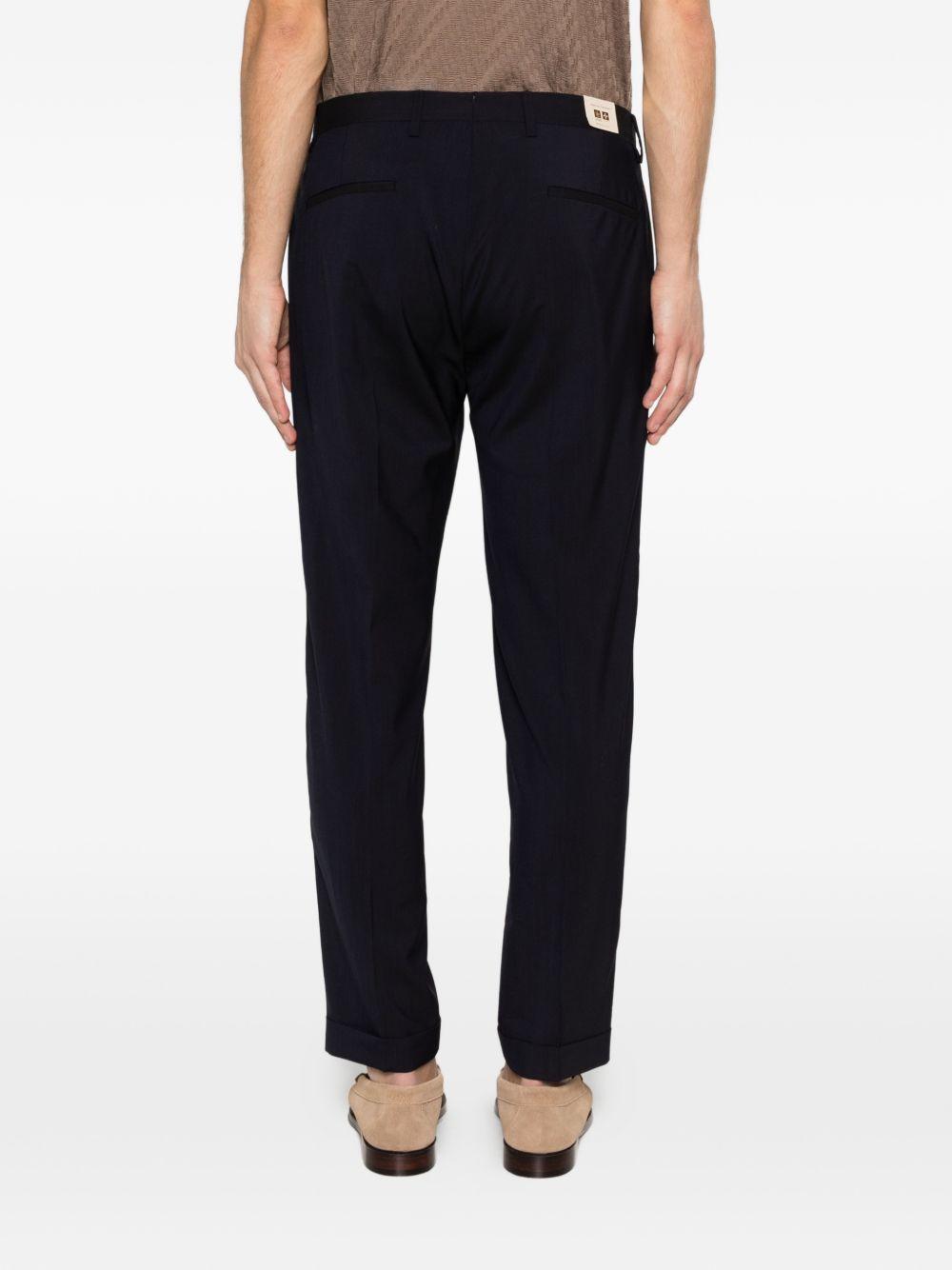 Pantaloni tiberio con pieghe in blu Briglia 1949 - uomo 