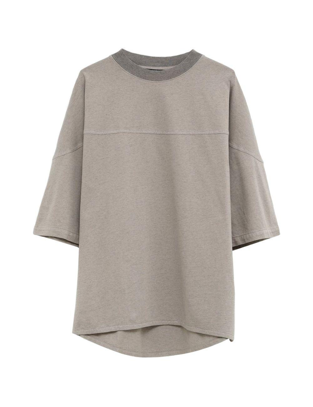 T-shirt a manica corta in grigio Jacquemus - uomo 