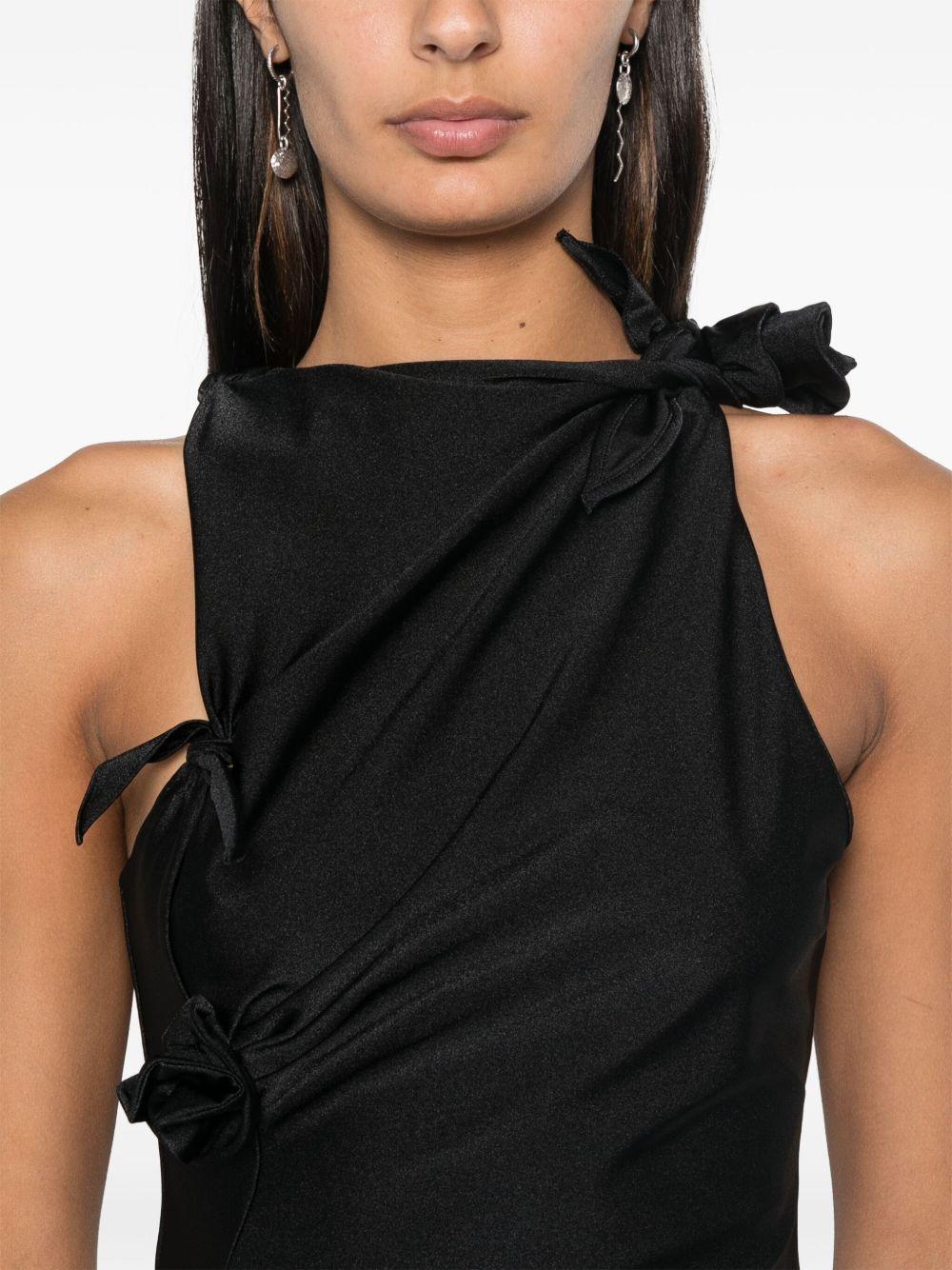 Top asimmetrico in nero Coperni - donna 