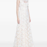 Abibto maxi in pizzo in beige Costarellos - donna 