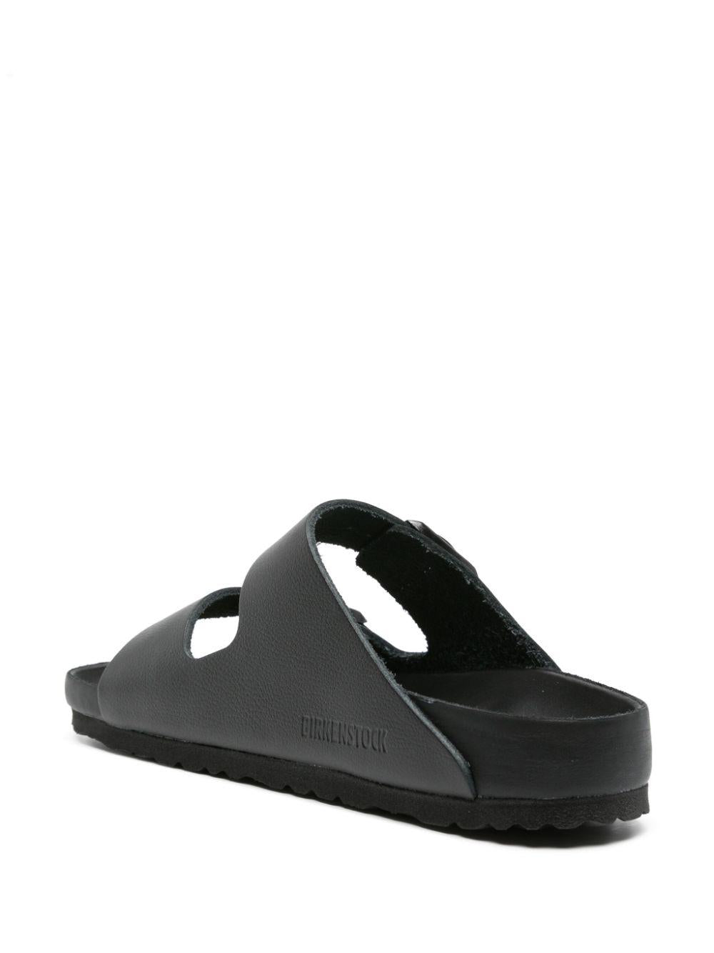 Ciabatte Arizona in pelle in nero Birkenstock - unisex 