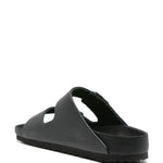 Ciabatte Arizona in pelle in nero Birkenstock - unisex 